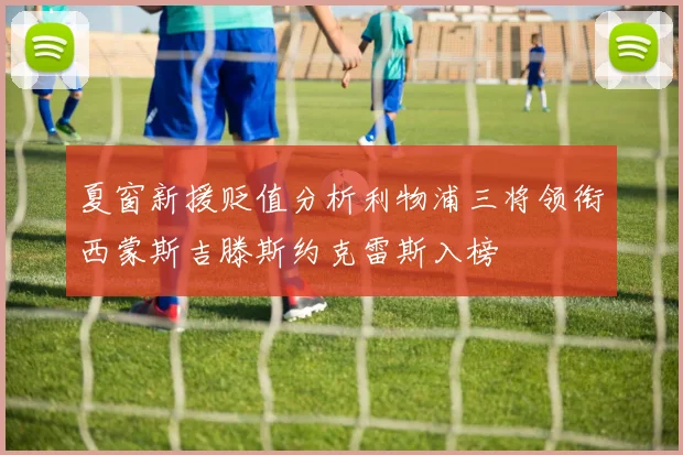 夏窗新援贬值分析利物浦三将领衔西蒙斯吉滕斯约克雷斯入榜